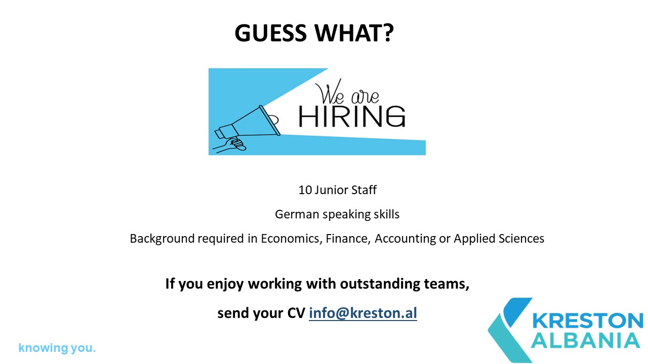 Kreston Albania - Job Opportunities